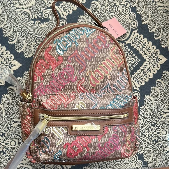 Juicy Couture Rosie logo printed backpack - Picture 6 of 6